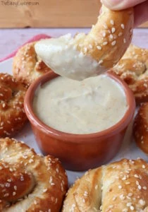 Soft Pretzels with Cheese Dip