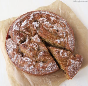 Rhubarb and Ginger Jam Cake