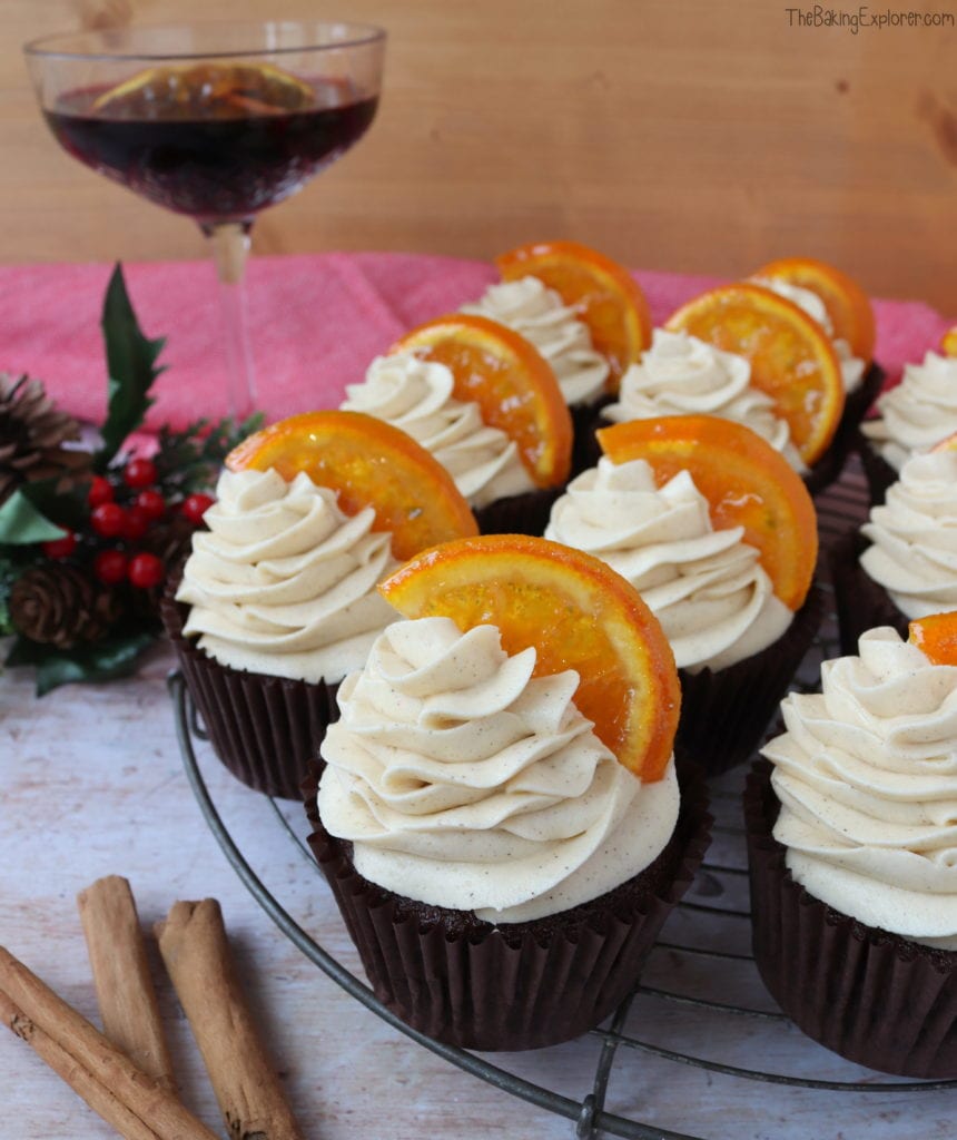 Mulled Wine Cupcakes