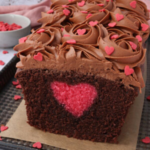 Hidden Heart Loaf Cake