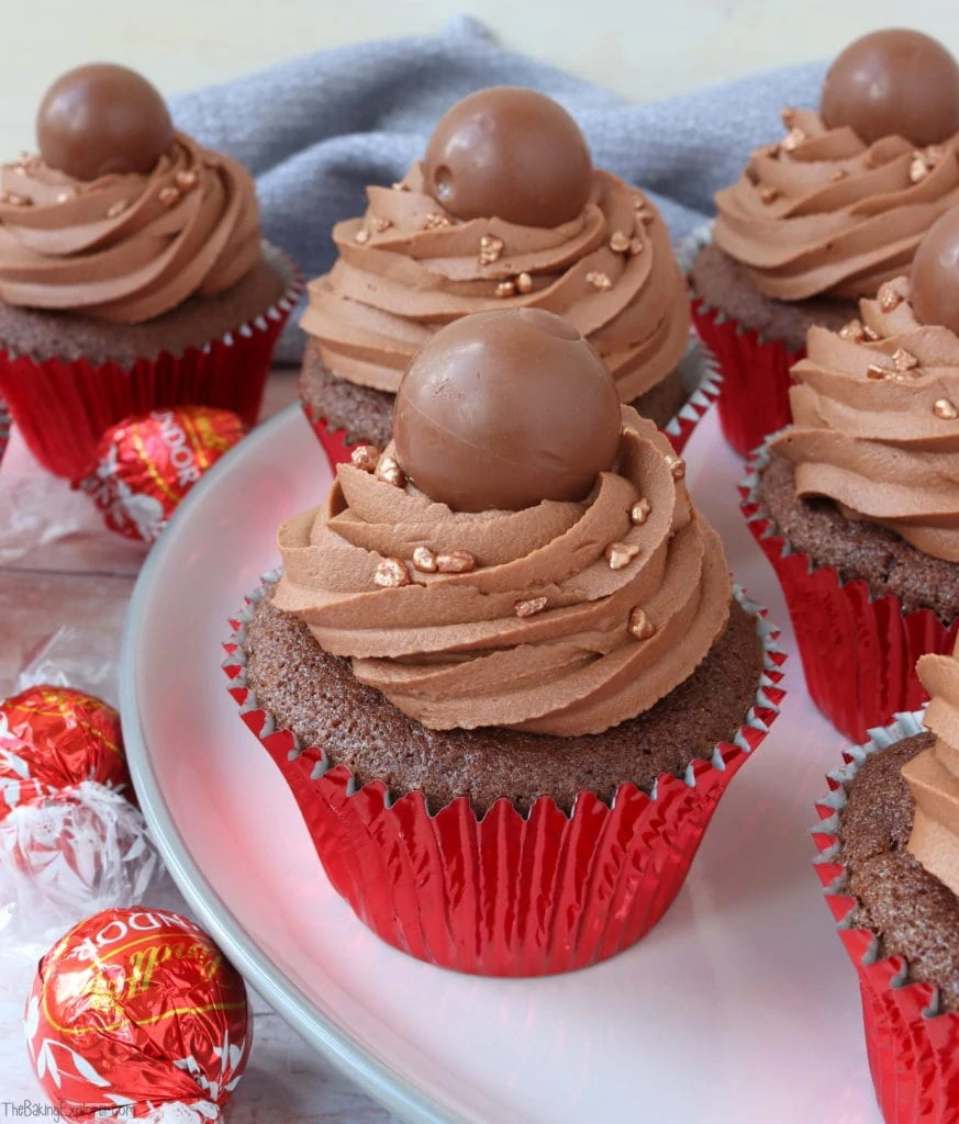 Lindt Chocolate Cupcakes
