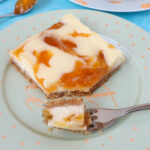 Apricot Swirl Cheesecake Squares