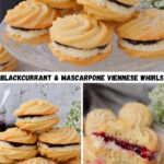 Blackcurrant & Mascarpone Viennese Whirls