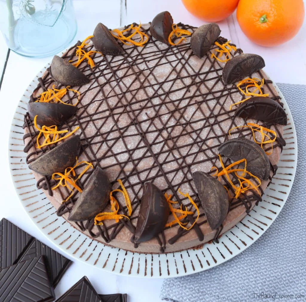 Vegan Chocolate Orange Cheesecake