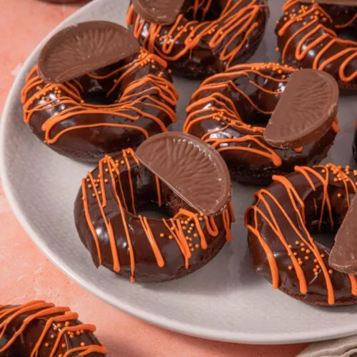 Chocolate Orange Baked Donuts