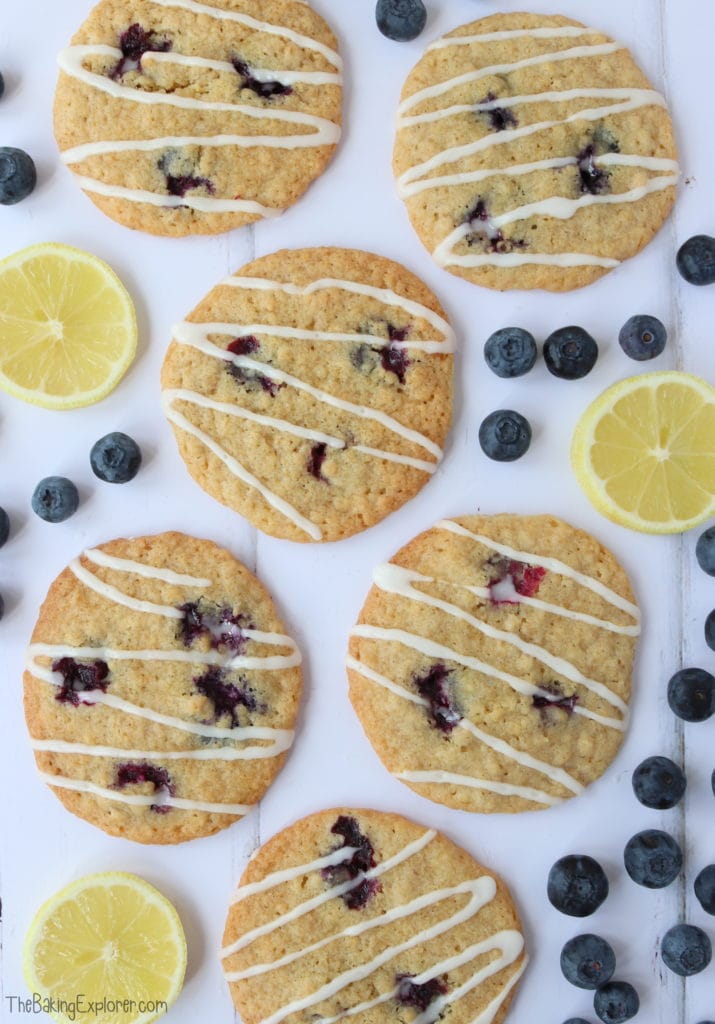 Lemon & Blueberry Cookies
