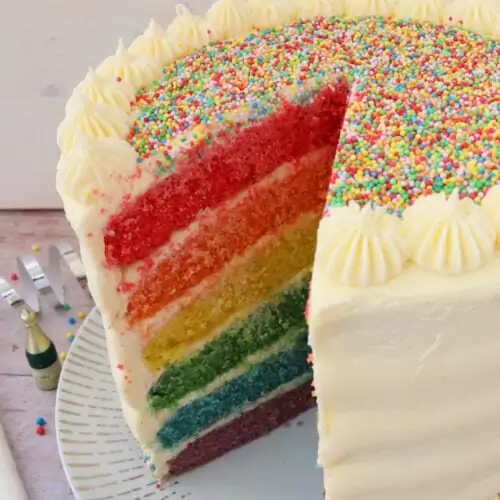 Lemon Rainbow Cake