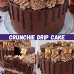 Crunchie Drip Cake