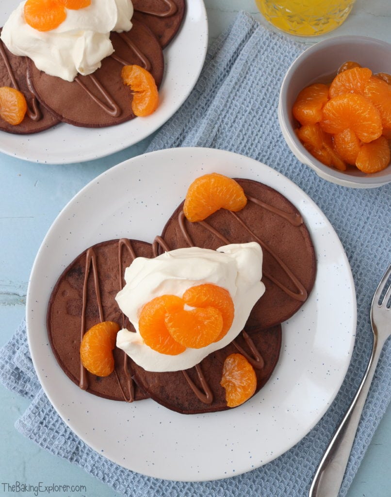 Chocolate Orange Pancakes