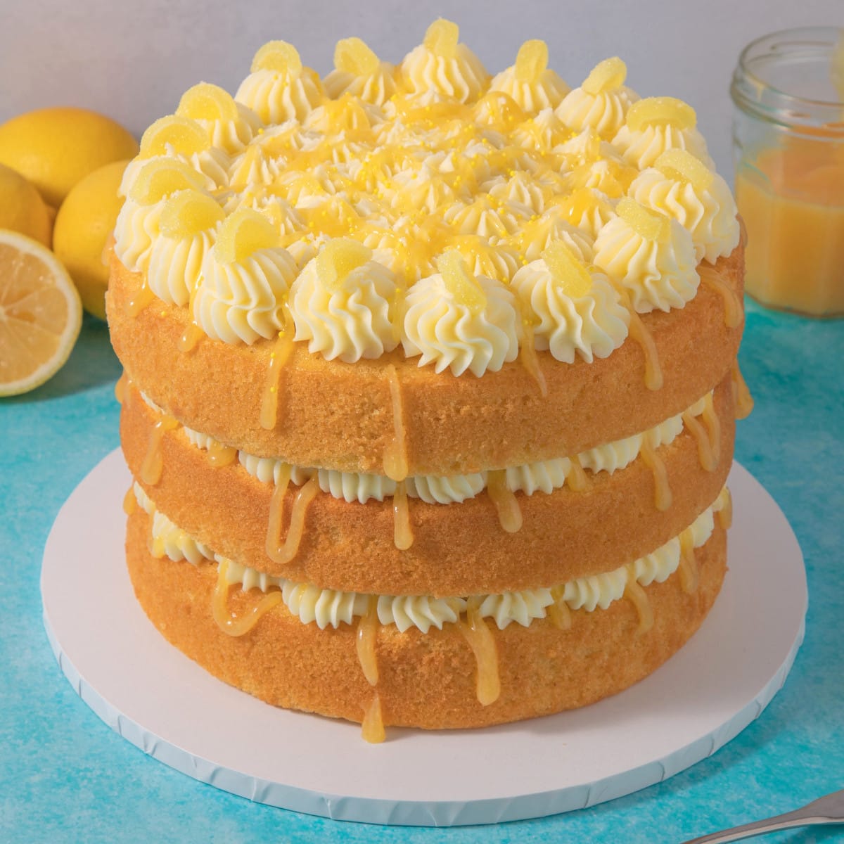 Lemon Drizzle Loaf Cake - Starbucks Style - Fitwaffle Kitchen