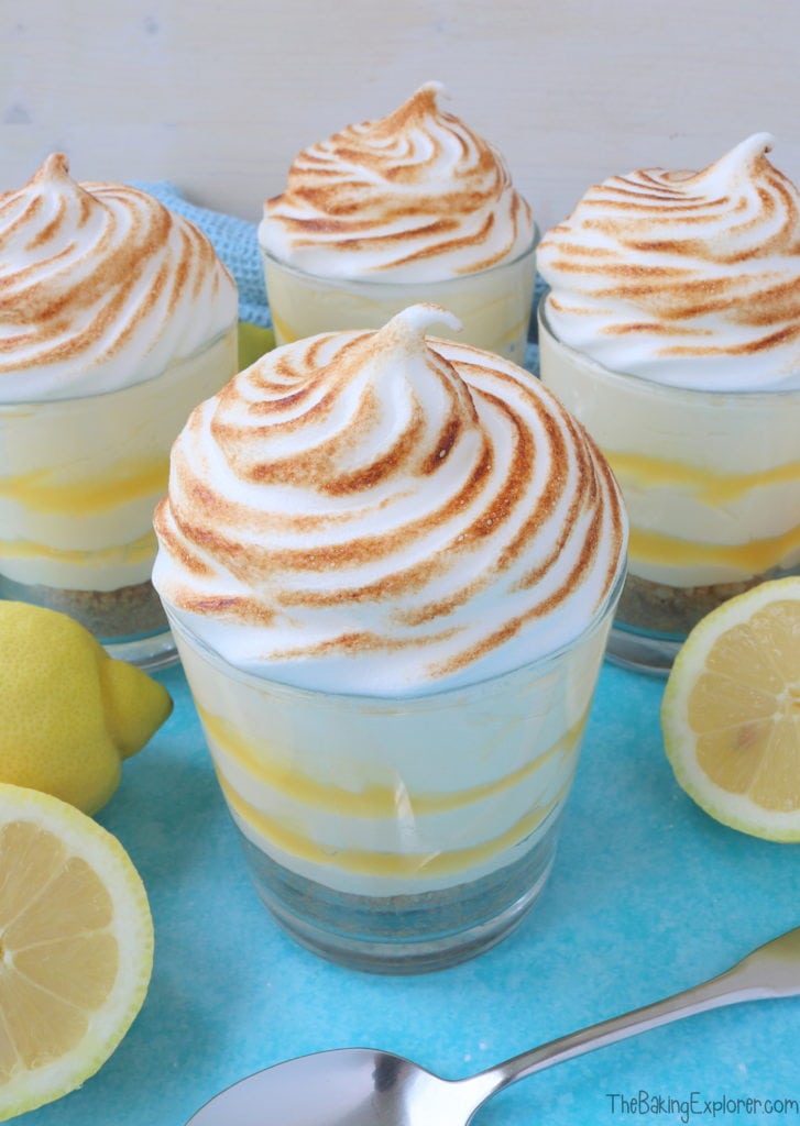 Lemon Meringue Dessert Pots