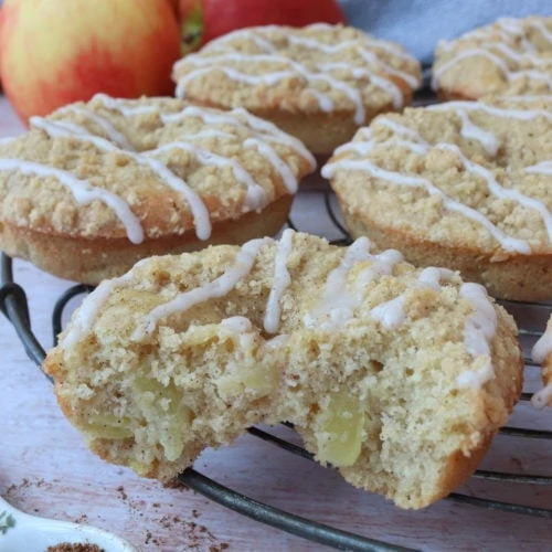 Apple Crumble Baked Donuts