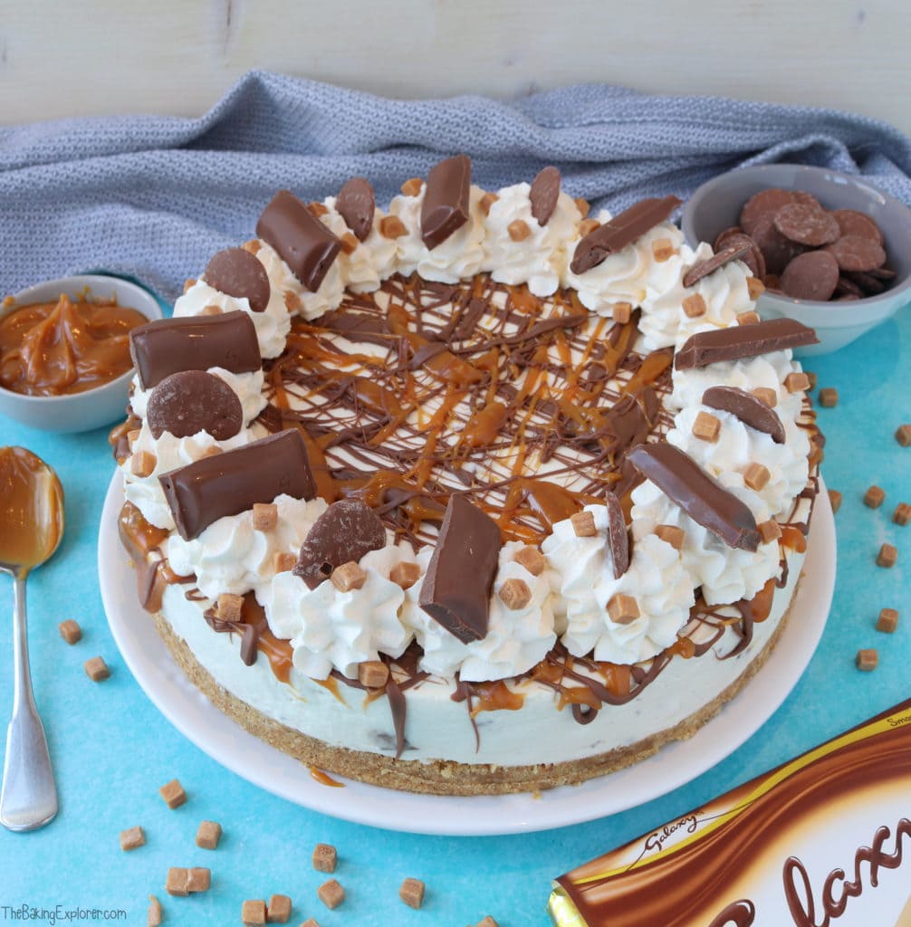 Galaxy Caramel Cheesecake