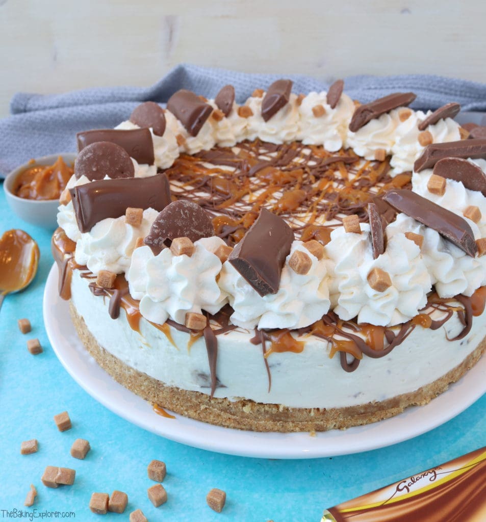Galaxy Caramel Cheesecake