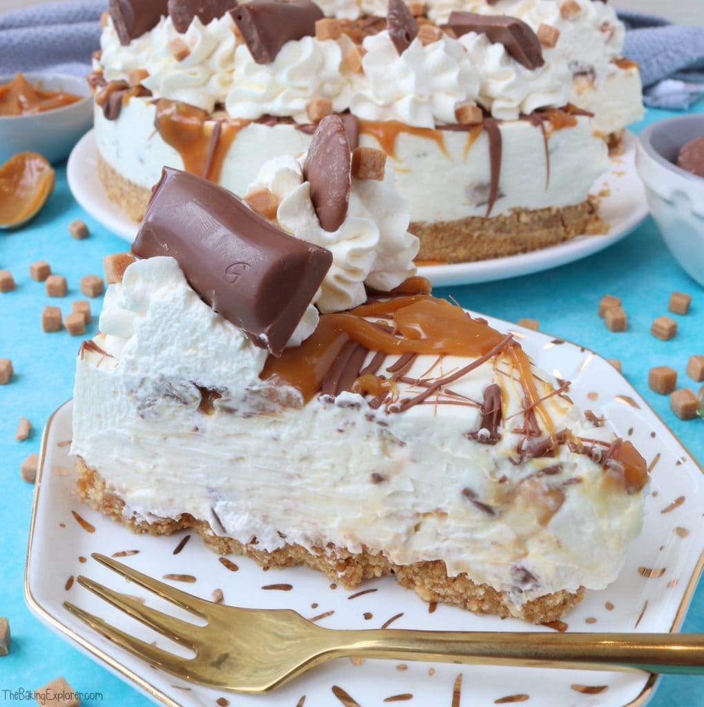 Galaxy Caramel Cheesecake