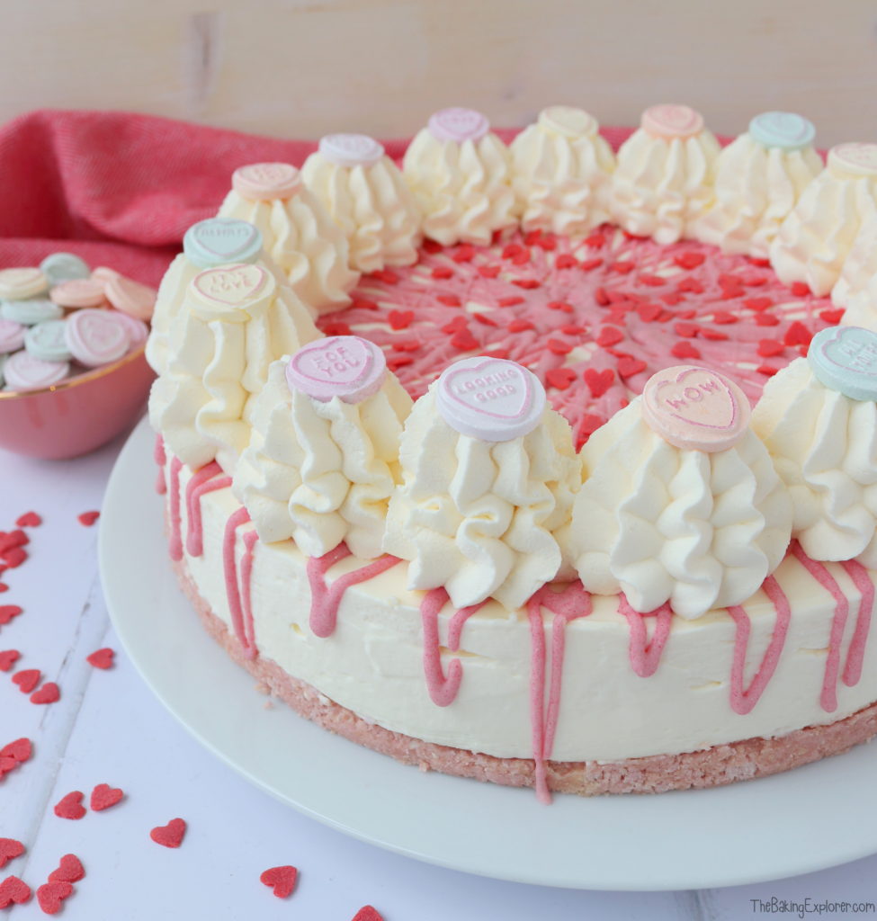 Love Heart Valentine's Day Cheesecake
