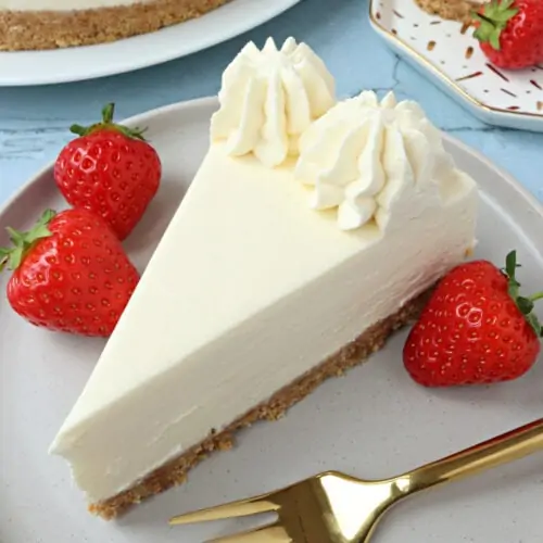 Vanilla No Bake Cheesecake