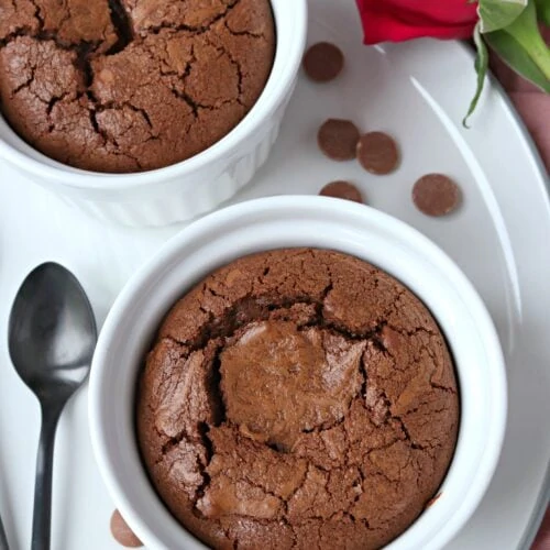 Chocolate Brownie Pots for Two