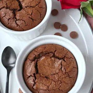 Chocolate Brownie Pots for Two