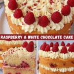 Raspberry & White Chocolate Cake
