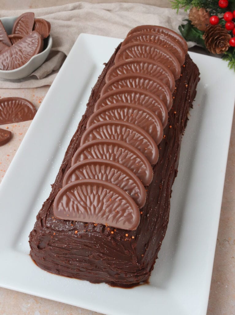 Chocolate Orange Yule Log