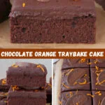 Chocolate Orange Traybake Cake