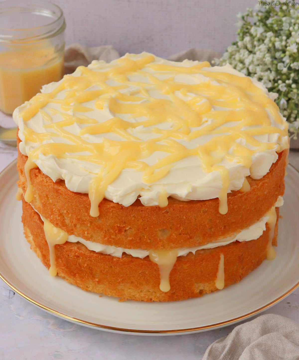 Lemon Curd Cake