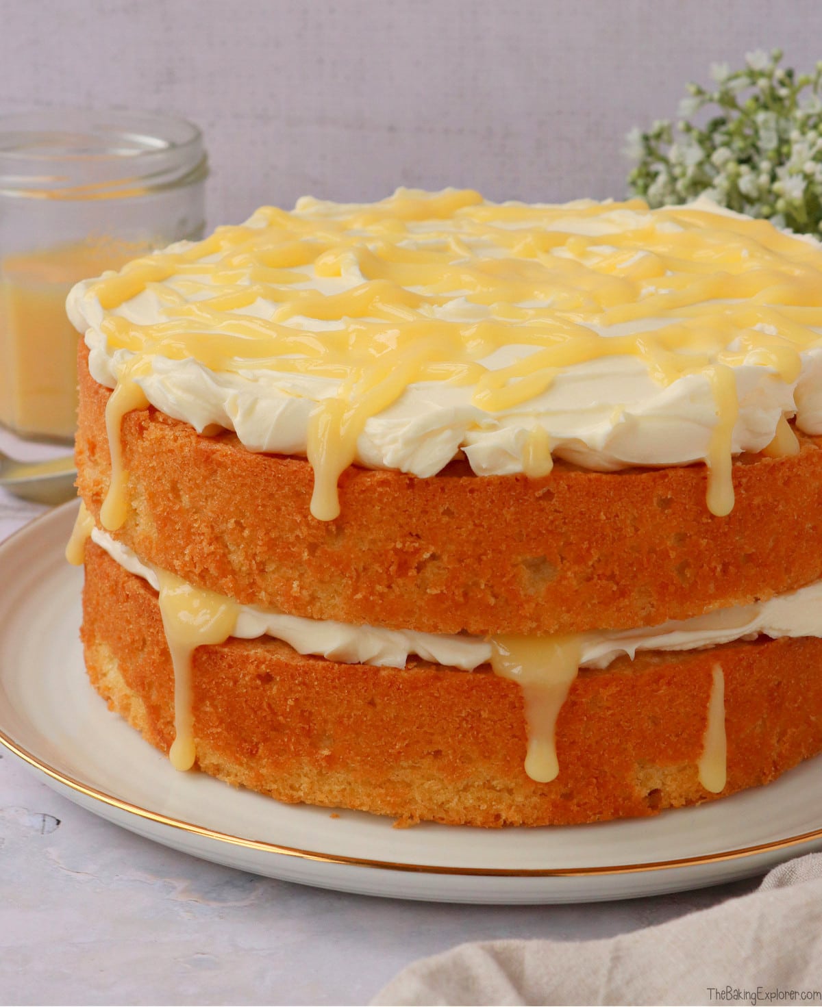 Lemon Curd Cake
