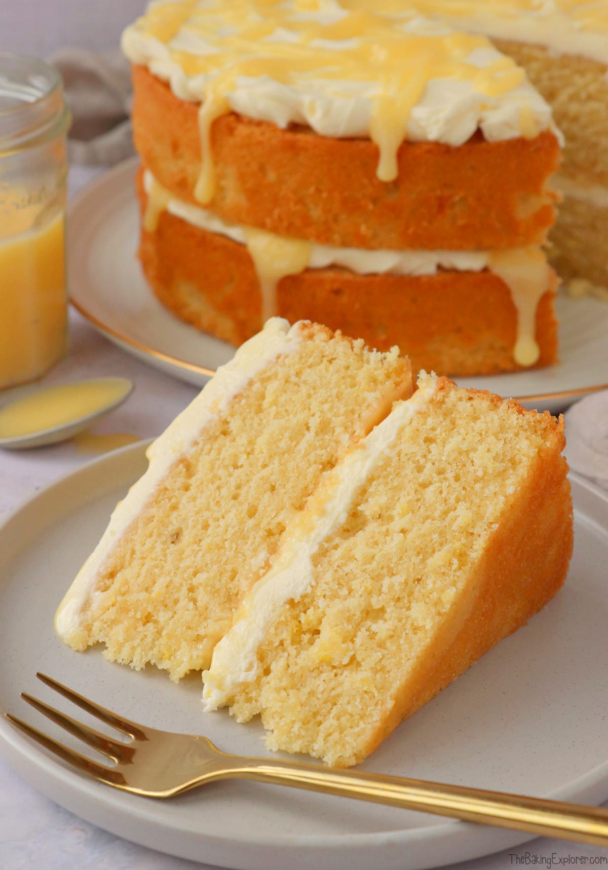 Lemon Curd Cake