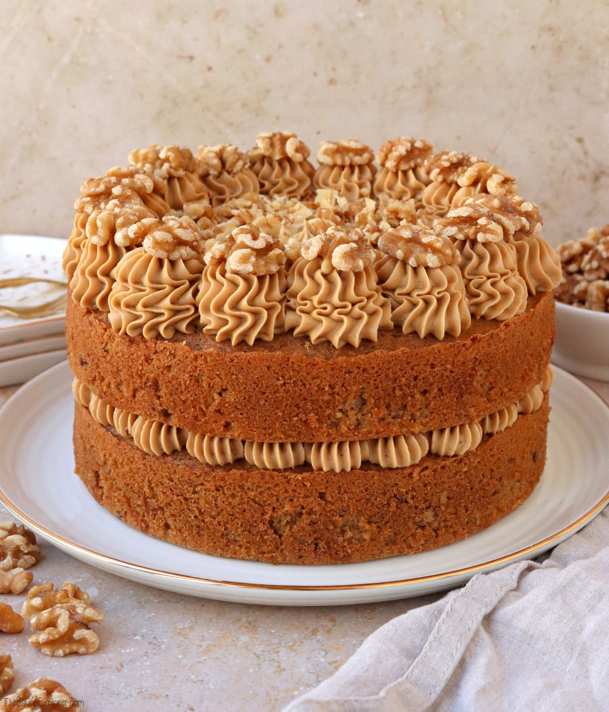 Coffee & Walnut Cake