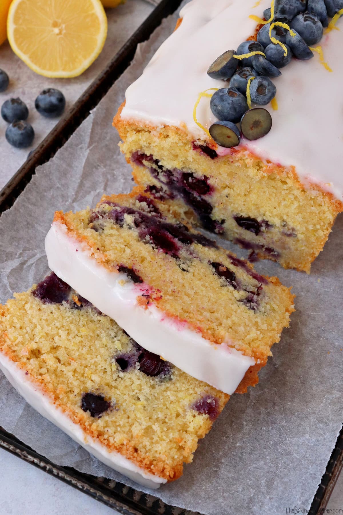 Lemon & Blueberry Loaf Cake
