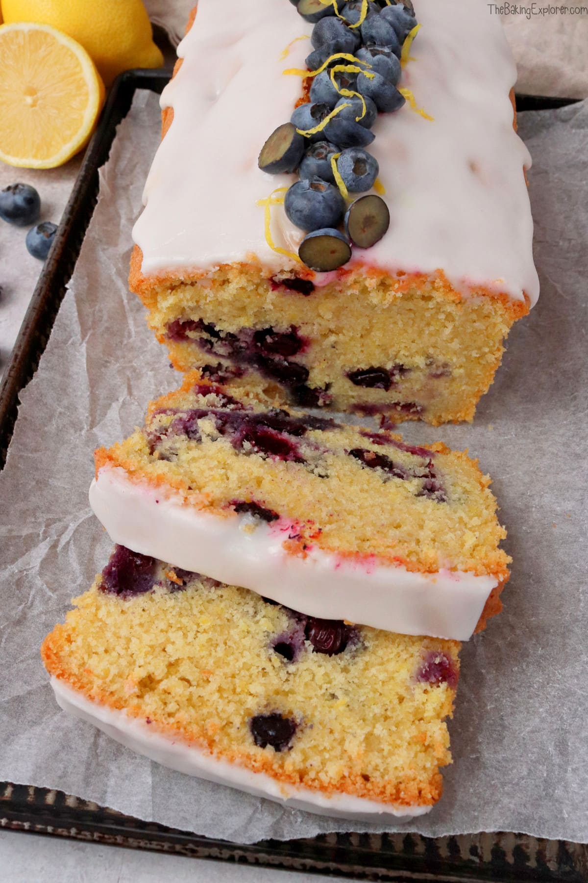 Lemon & Blueberry Loaf Cake