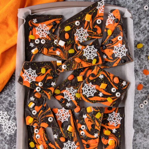 Halloween Chocolate Bark