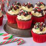 Candy Cane Cupcakes