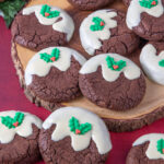 Christmas Pudding Chocolate Cookies