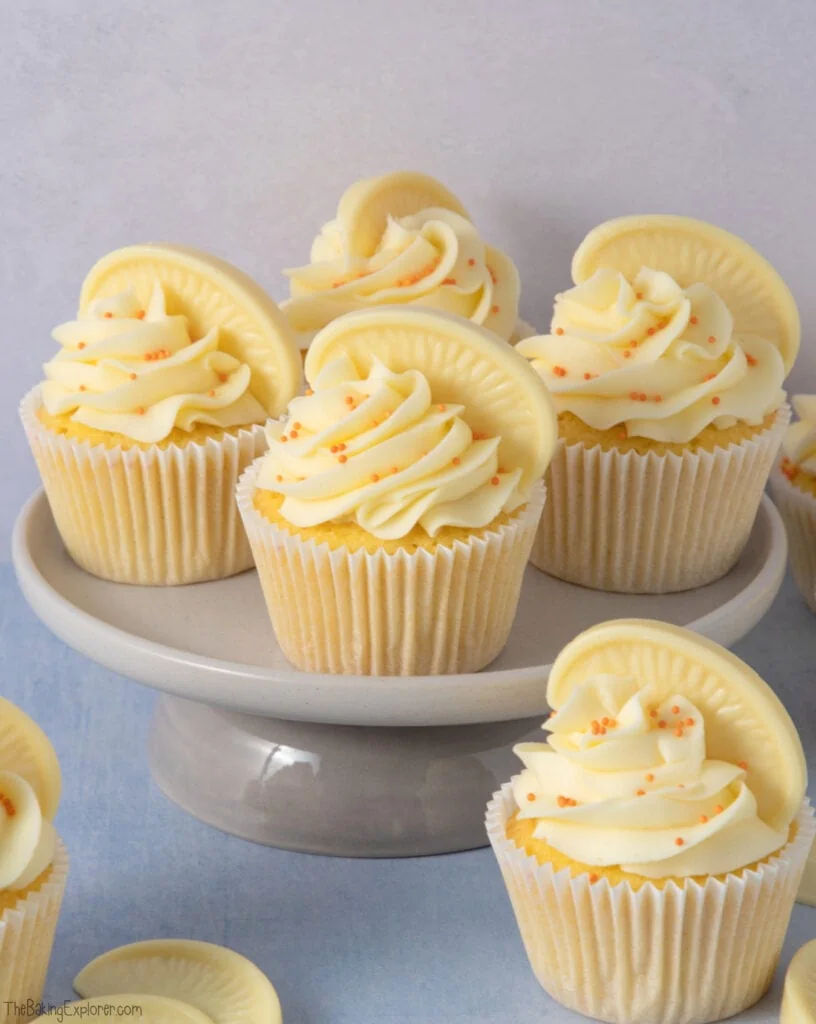 White Chocolate Orange Cupcakes