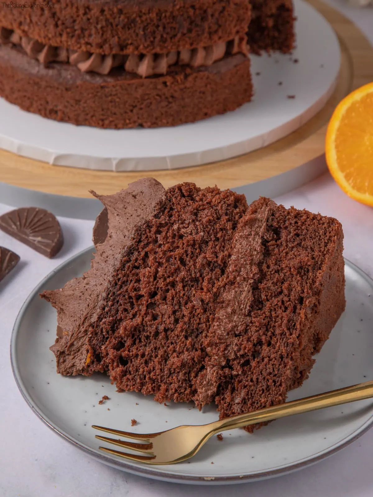 Vegan Chocolate Orange Cake