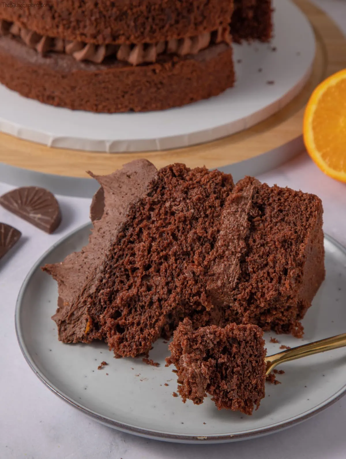 Vegan Chocolate Orange Cake