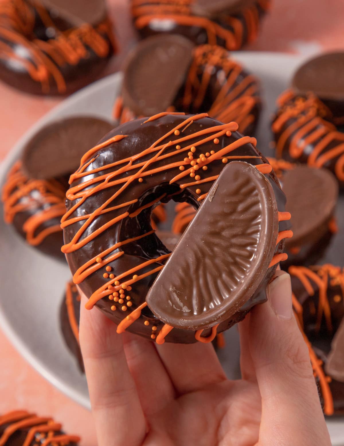 Chocolate Orange Baked Donuts