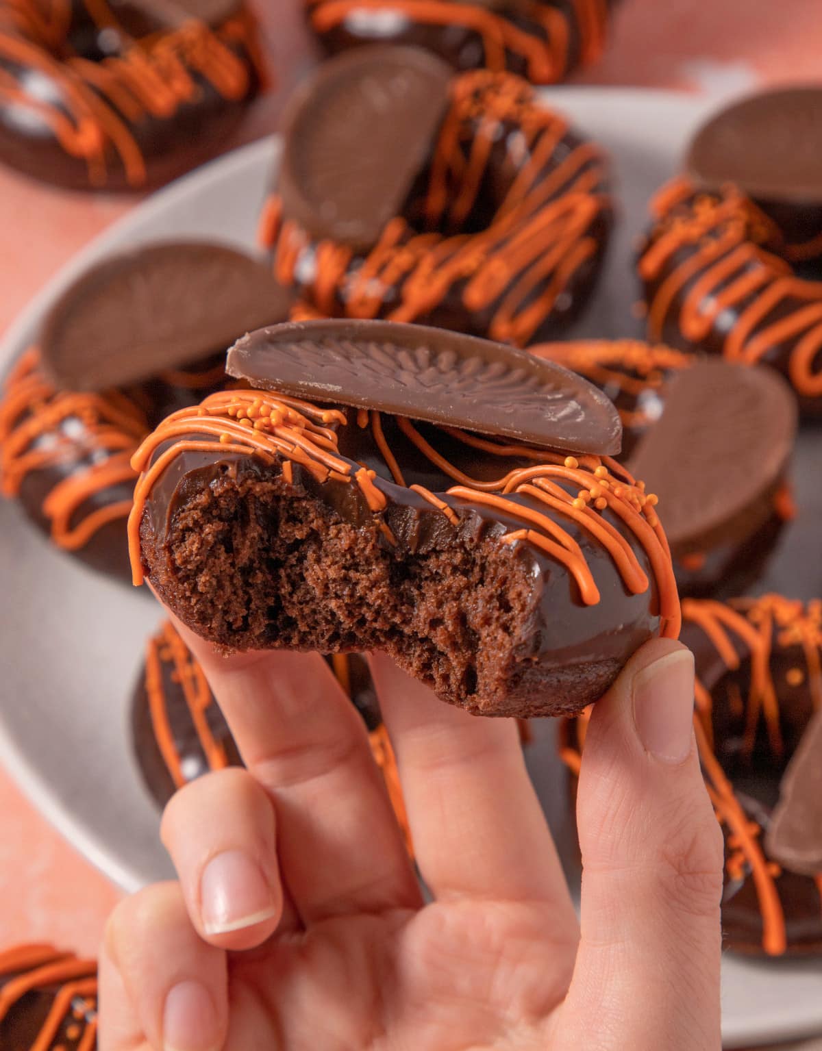 Chocolate Orange Baked Donuts
