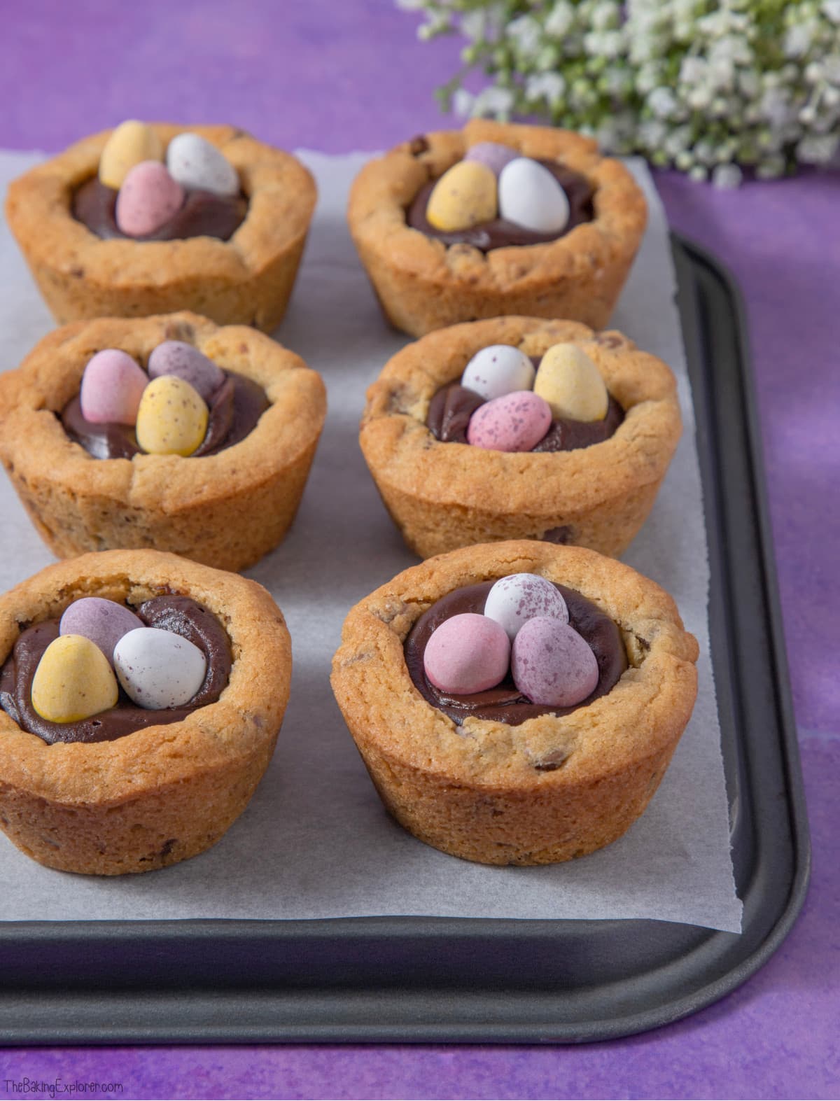 Mini Egg Cookie Cups