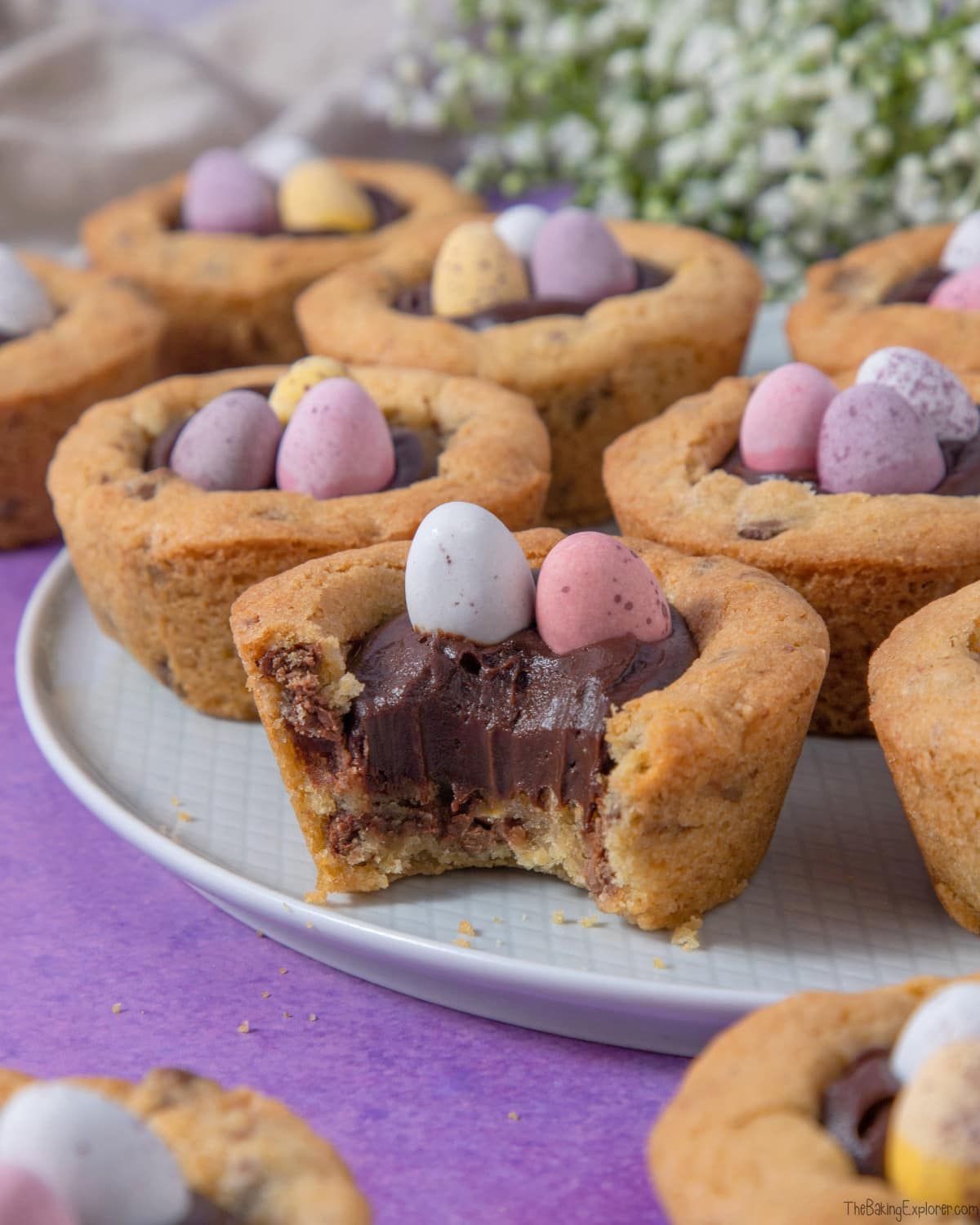 Mini Egg Cookie Cups