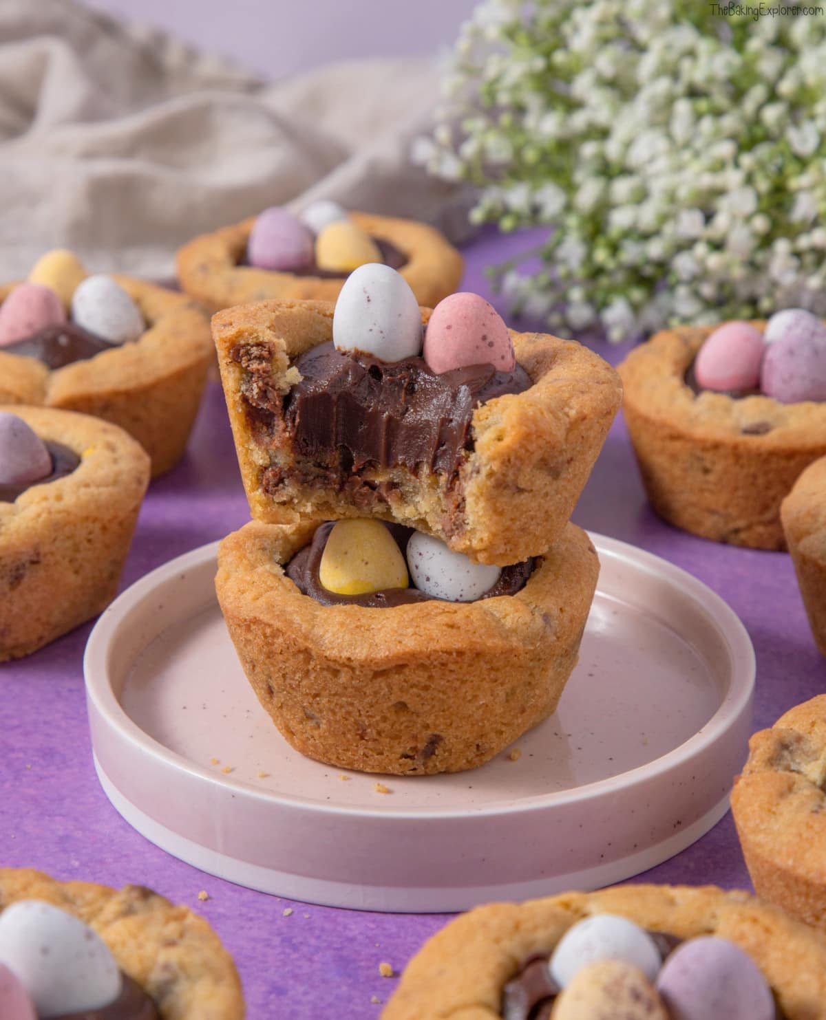 Mini Egg Cookie Cups