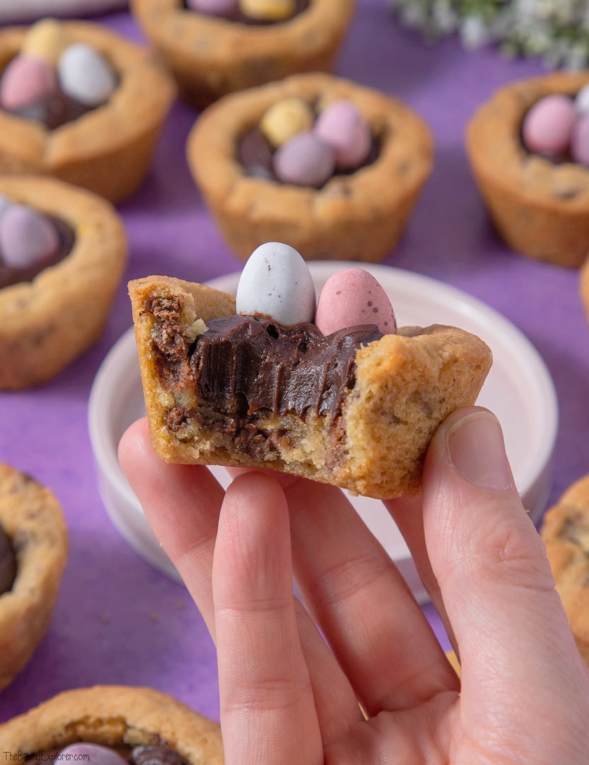 Mini Egg Cookie Cups