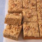 Coffee & Walnut Traybake Cake