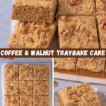 Coffee & Walnut Traybake Cake