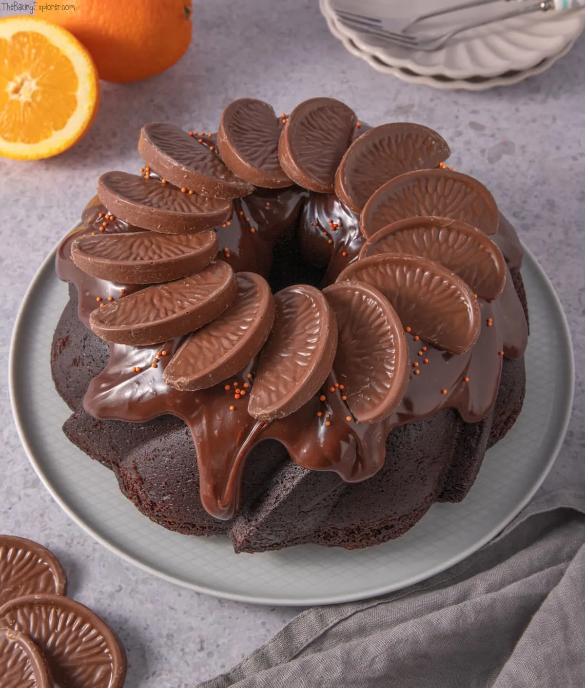 Chocolate Orange Bundt Cake