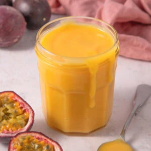 Homemade Passion Fruit Curd