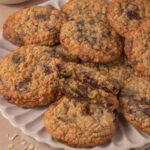 Vegan Banana Oat Chocolate Chip Cookies