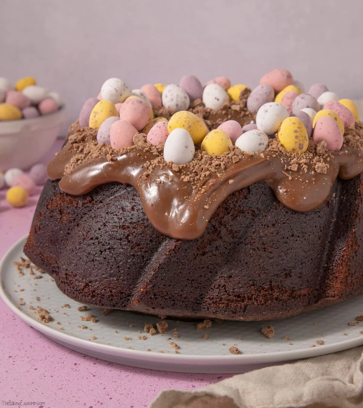 Easter Chocolate Bundt Cake
